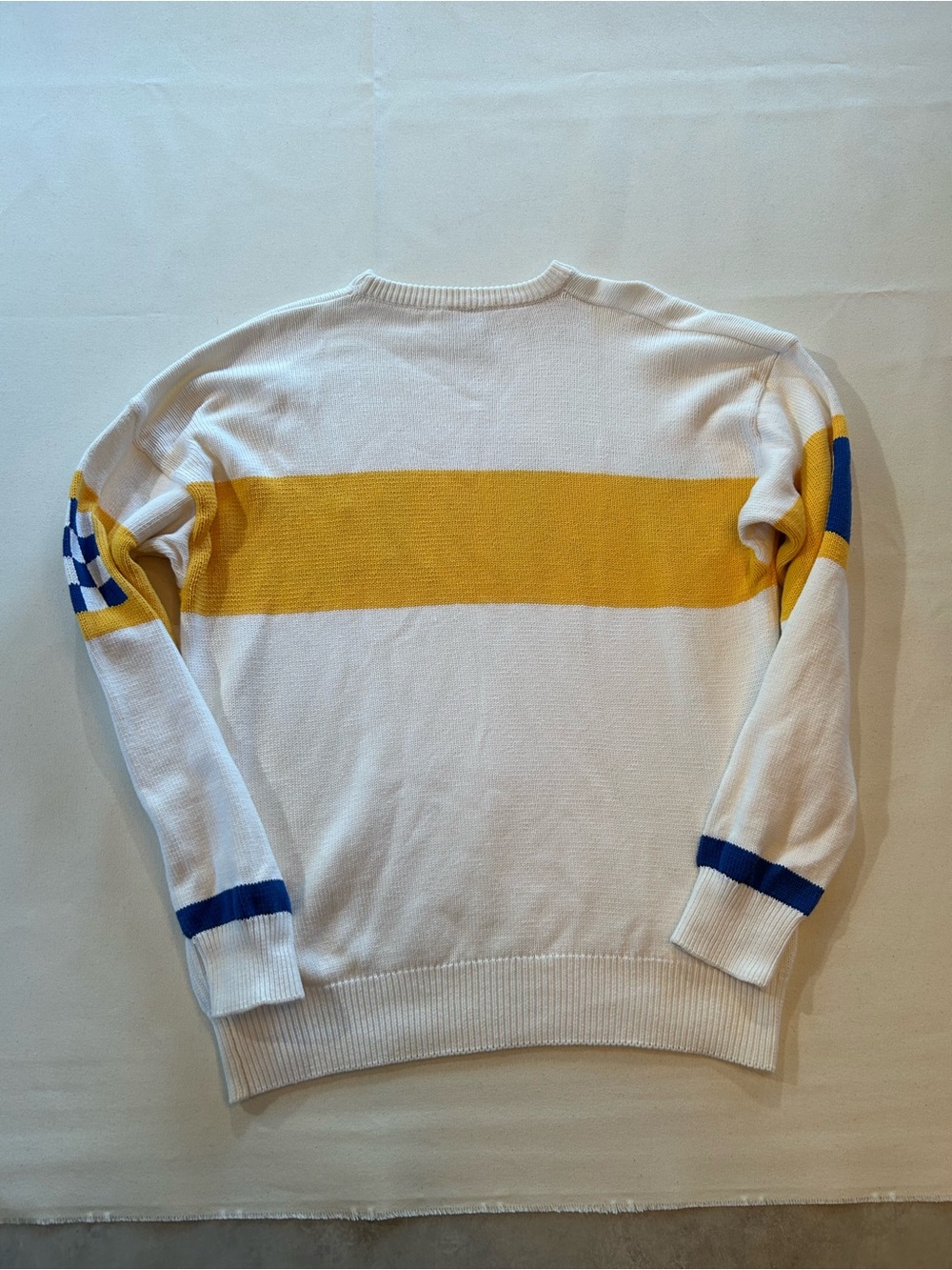 North Atlantic Trading Co. Vintage Nautical Flag Knit Sweater M/L - Picture 6 of 11